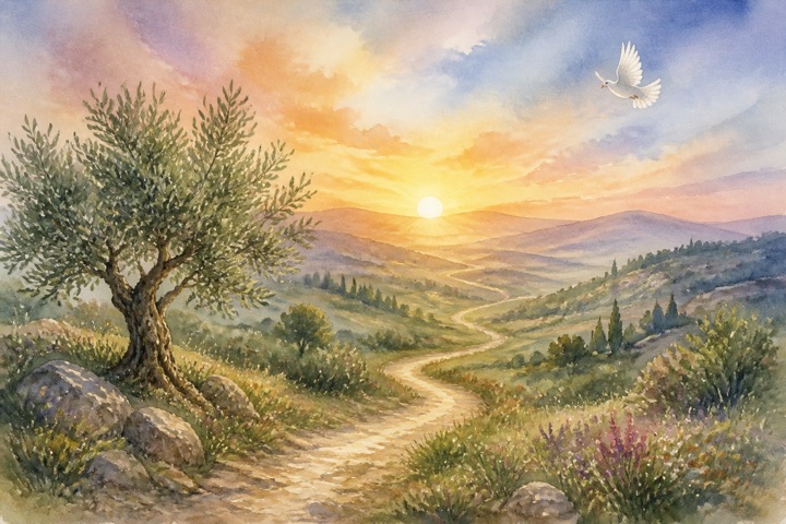 Soft watercolor style