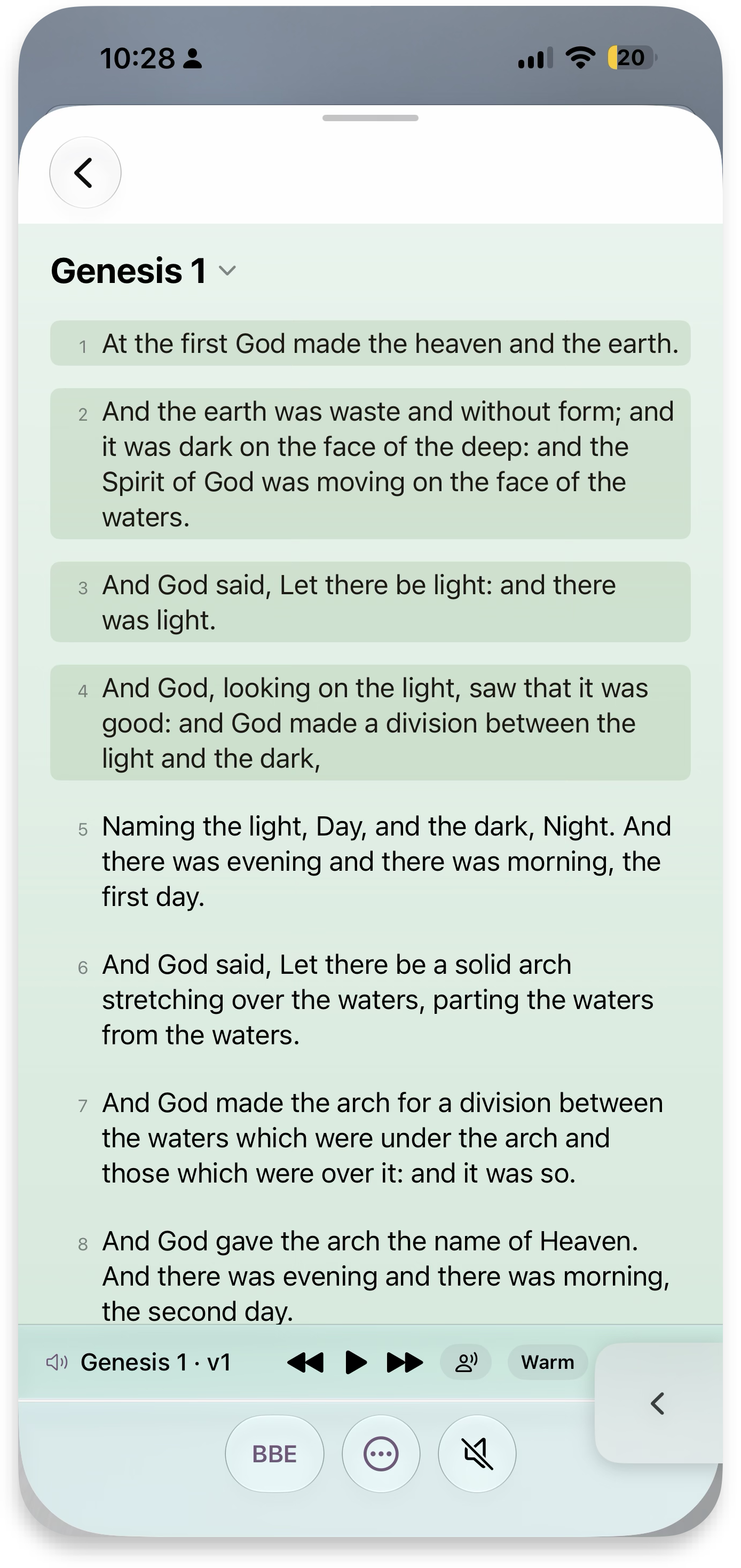 Listen — audio narration