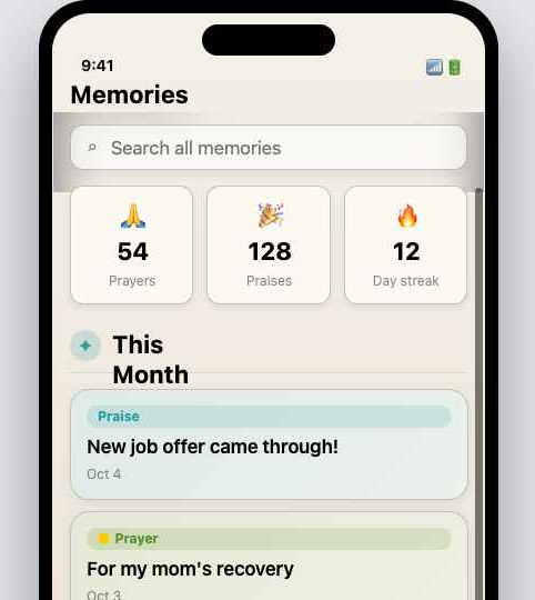 Memories hub