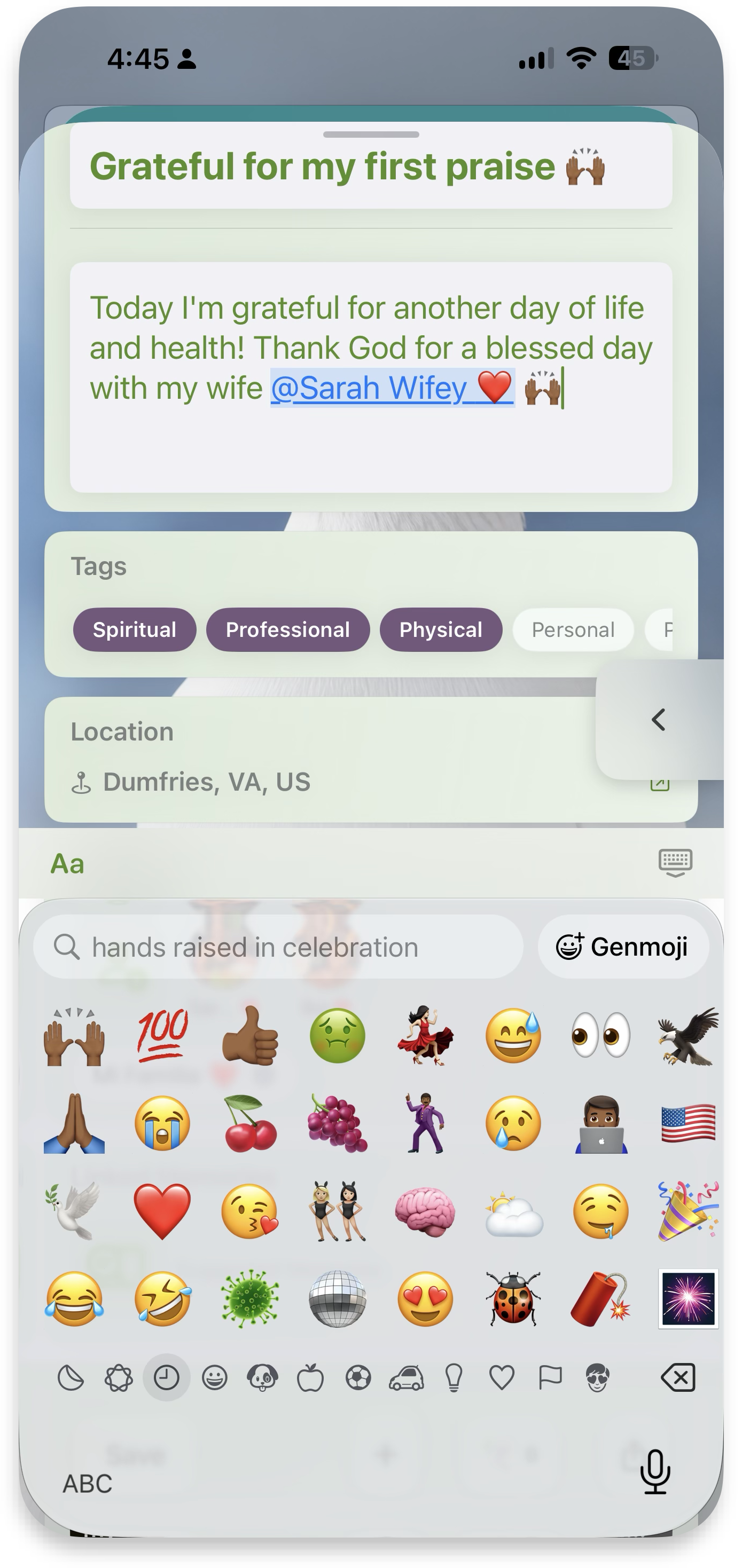 Emoji and Genmoji search