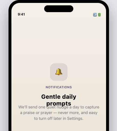 Onboarding — Notifications