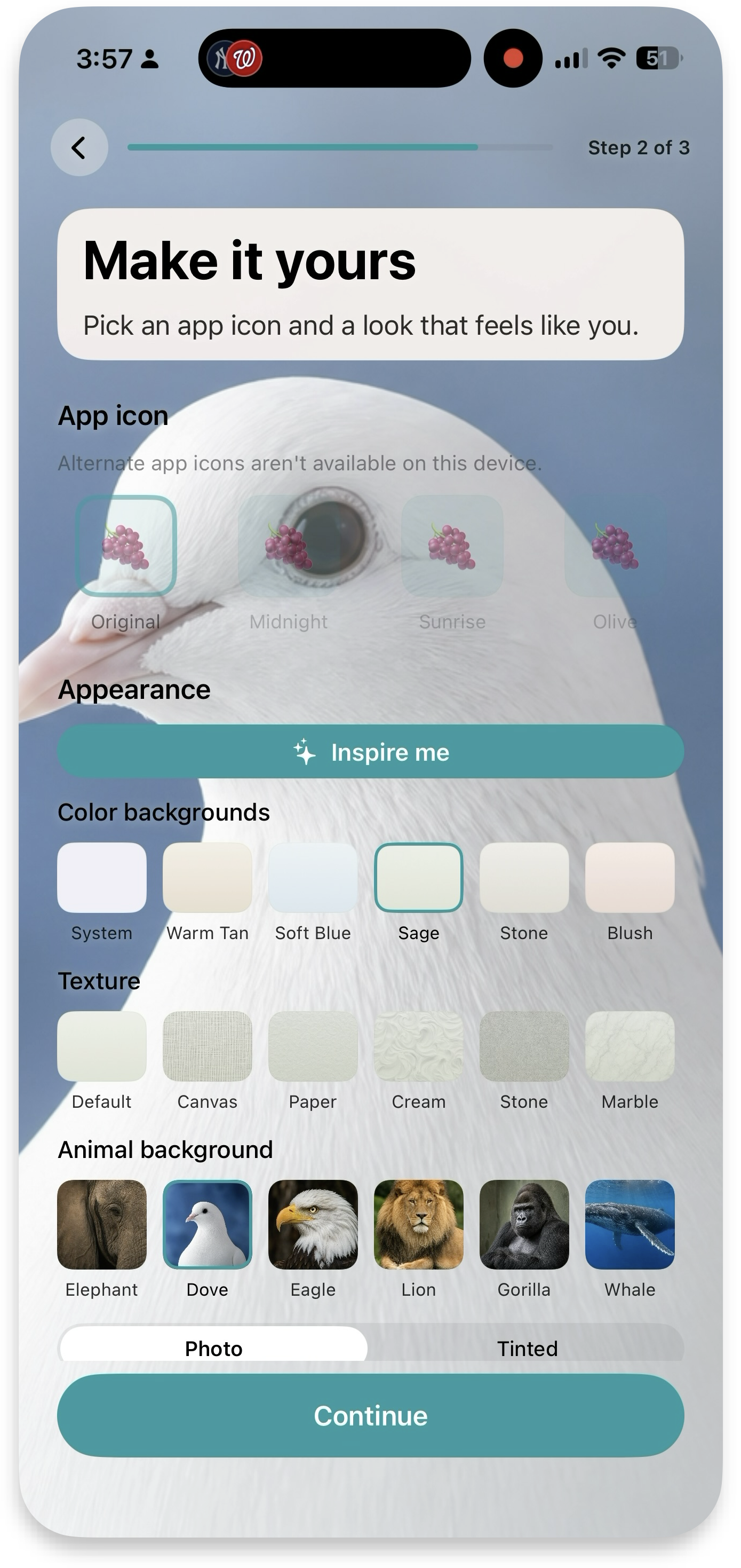 Onboarding — Make it yours
